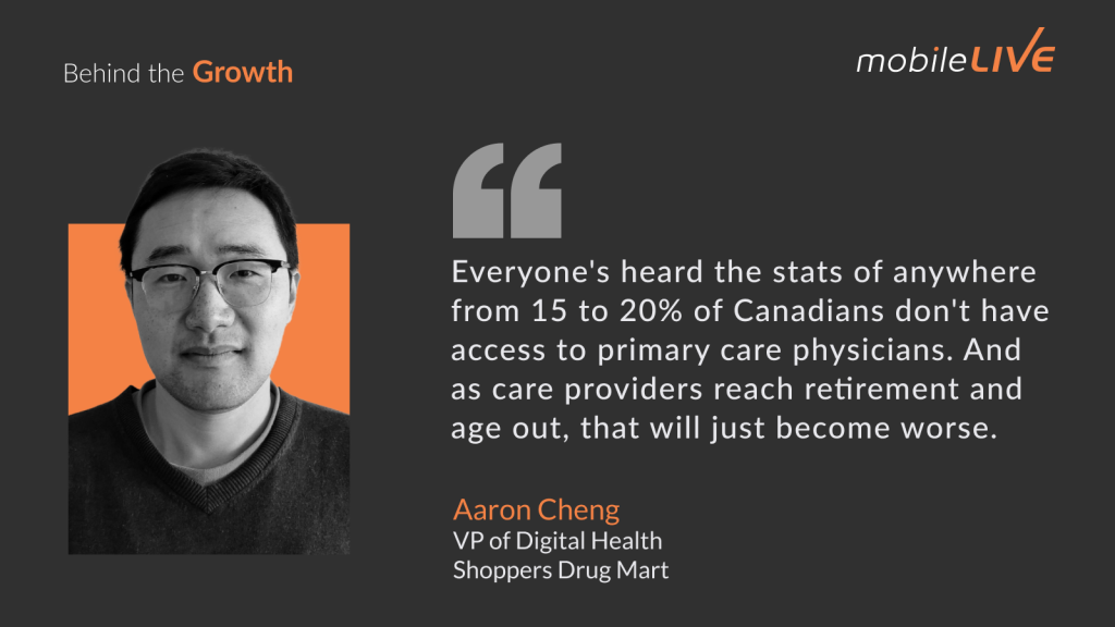 Everyone's heard the stats of anywhere from 15 to 20% of Canadians don't have access to primary care physicians. And as care providers reach retirement and age out, that will just become worse.